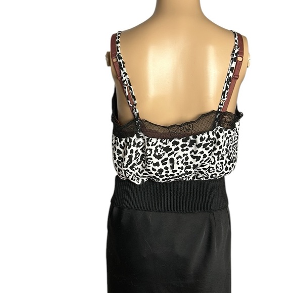 BLASHE NWT cami,lace,animal print,satin feel,romantic,mob wife,whimsigoth,fairy - Picture 9 of 16